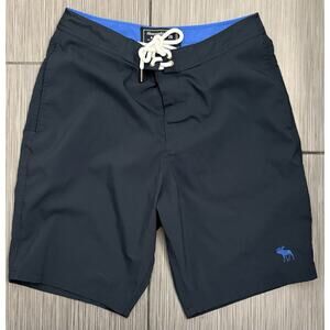 Abercrombie & Fitch Men’s Navy Mesh Brief Lined Swim Trunks Size 26